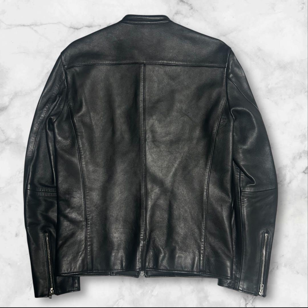 きーちゃん LIDNM レザーライダースジャケット　シングルライダース　シ