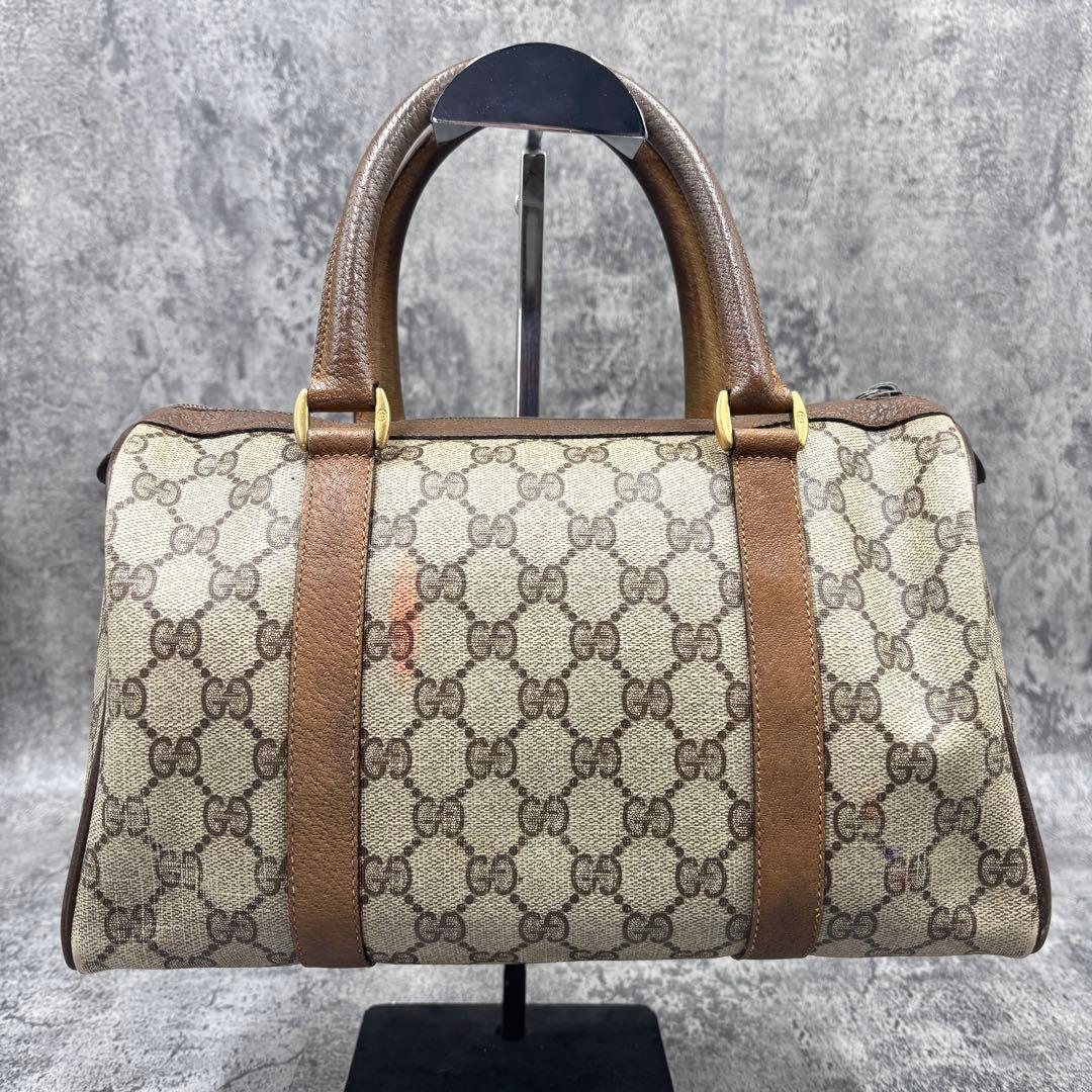 ✨希少✨GUCCI シェリーライン GG ボストンバッグ ハンド レザー ロゴ