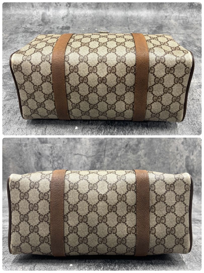 ✨希少✨GUCCI シェリーライン GG ボストンバッグ ハンド レザー ロゴ