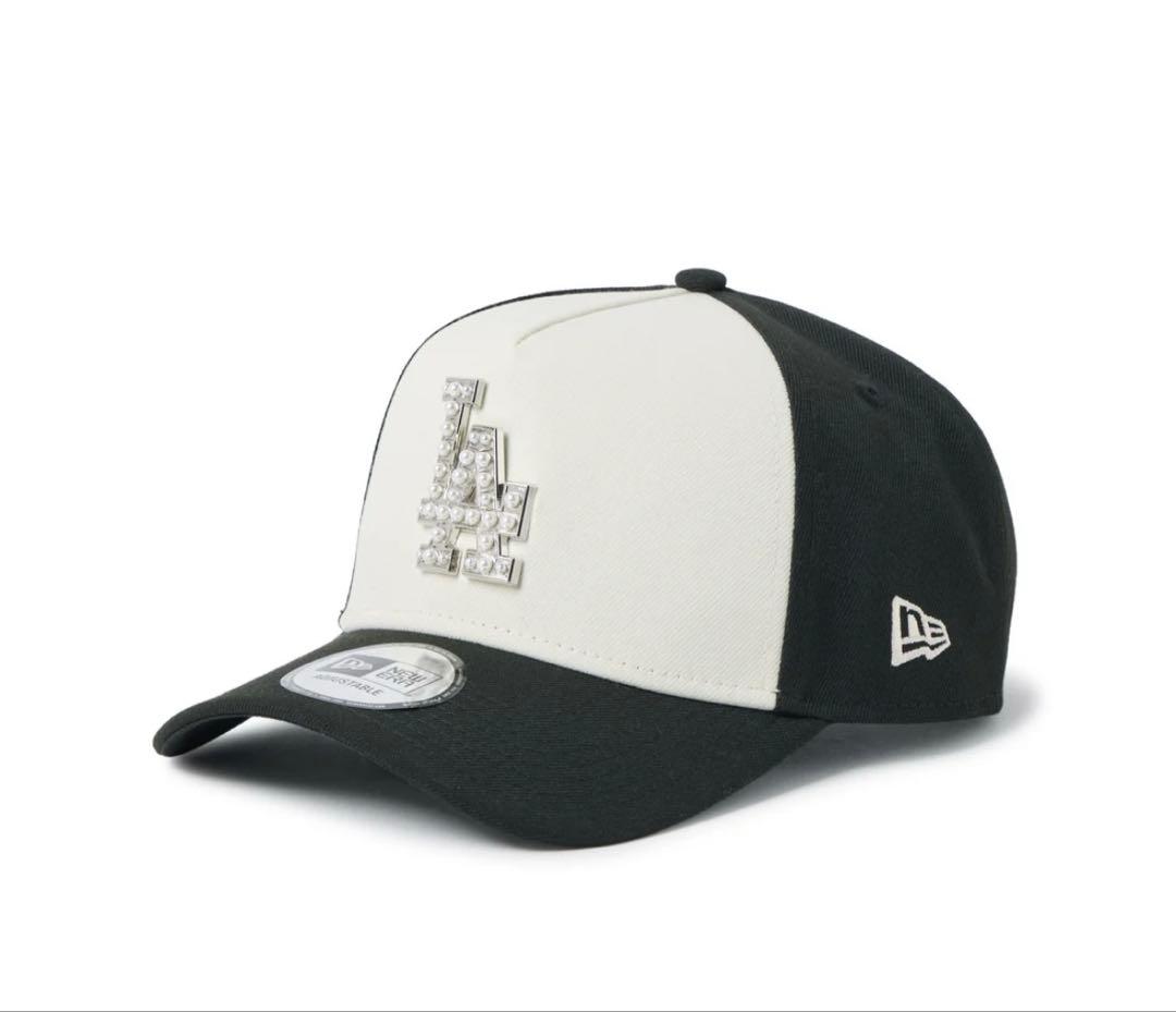 NEW ERA 9FORTY A-Frame MLB パール バッジ LA