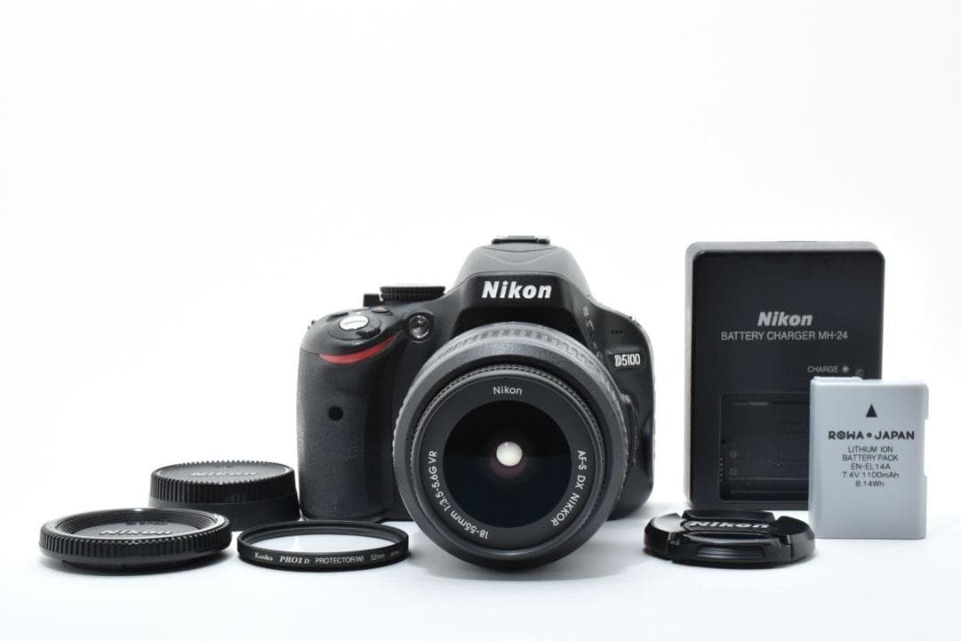 【大人気】Nikon ニコン D5100 レンズキット デジタル一眼レフカメラ