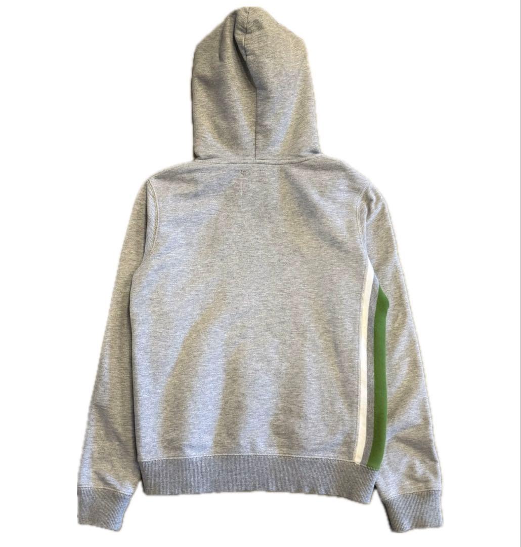 00‘s stussy zip parka グレー ジップパーカー　S