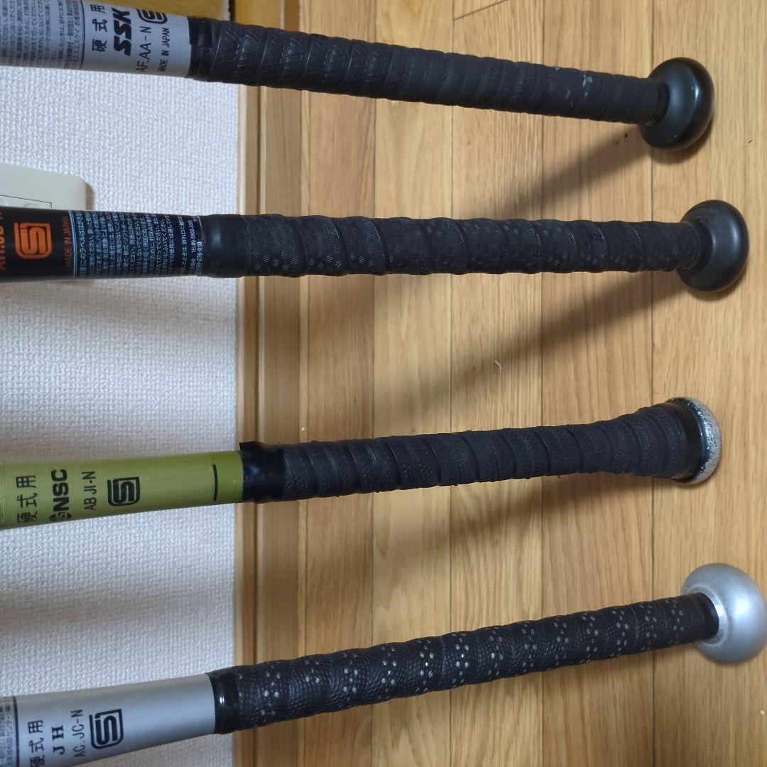 最終　硬式、金属バット高校野球非対応バットセット Mizuno ZETT　ＳＳＫ