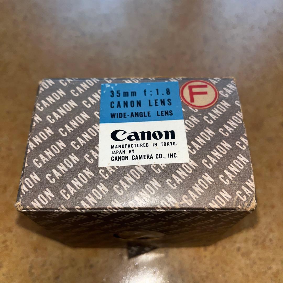 Canon レンズ　レンジファインダー　35mm f:1.8