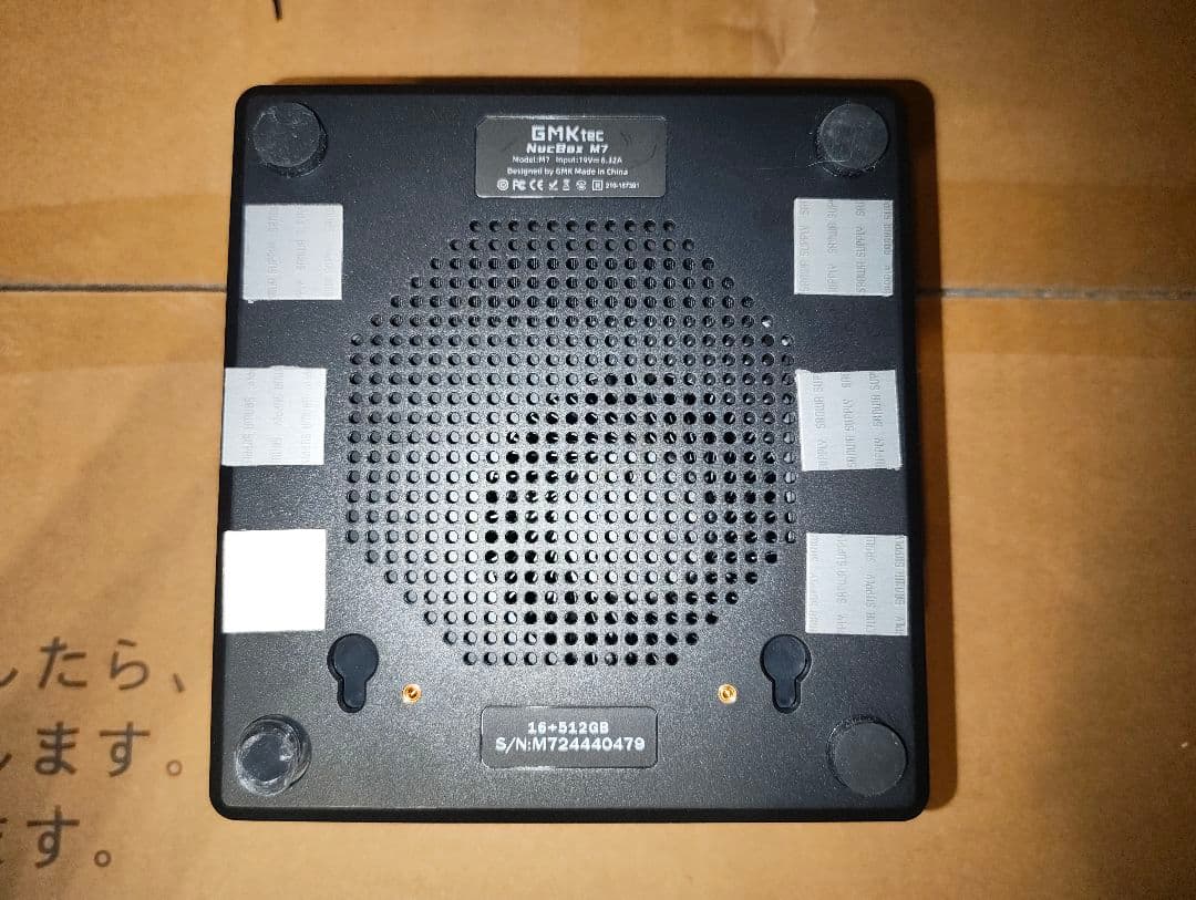 F*n様 中古品 GMKtec nucbox m7