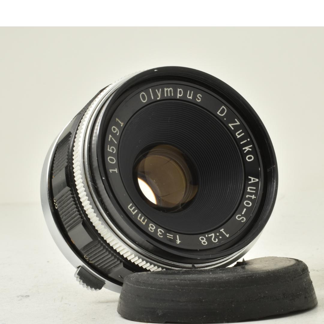 整備済 完動 OLYMPUS PEN F 38mm F2.8 花文字CAP付