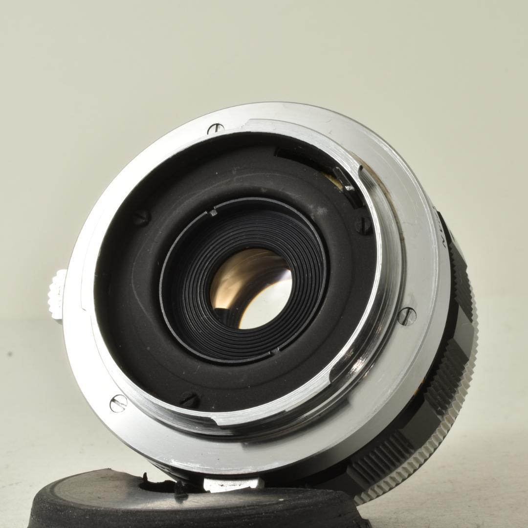 整備済 完動 OLYMPUS PEN F 38mm F2.8 花文字CAP付