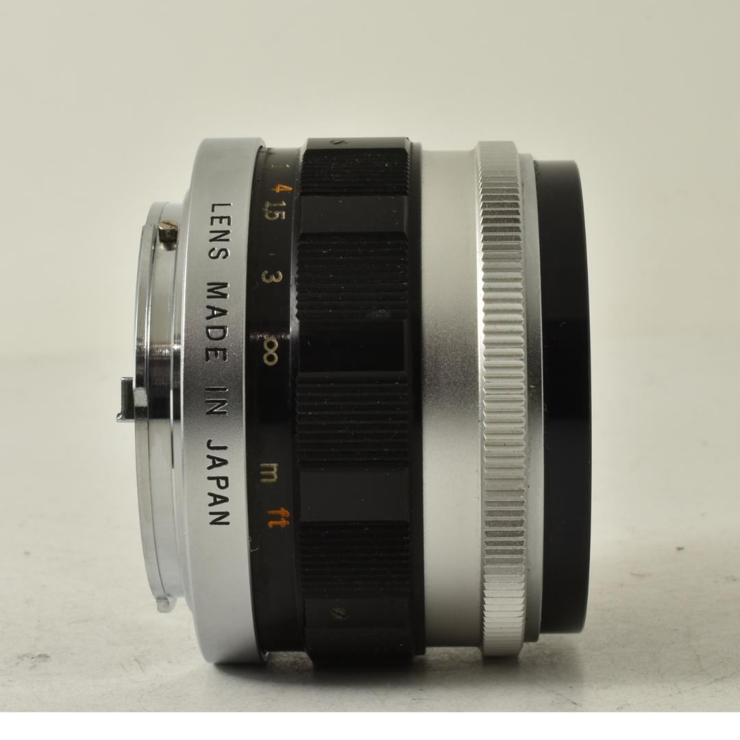 整備済 完動 OLYMPUS PEN F 38mm F2.8 花文字CAP付