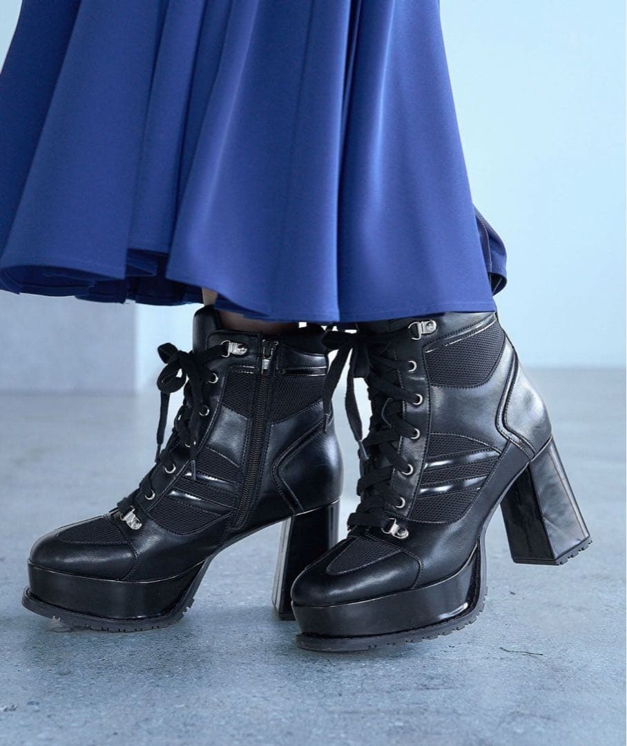 スニーカーチャンキーブーツ(HARE)