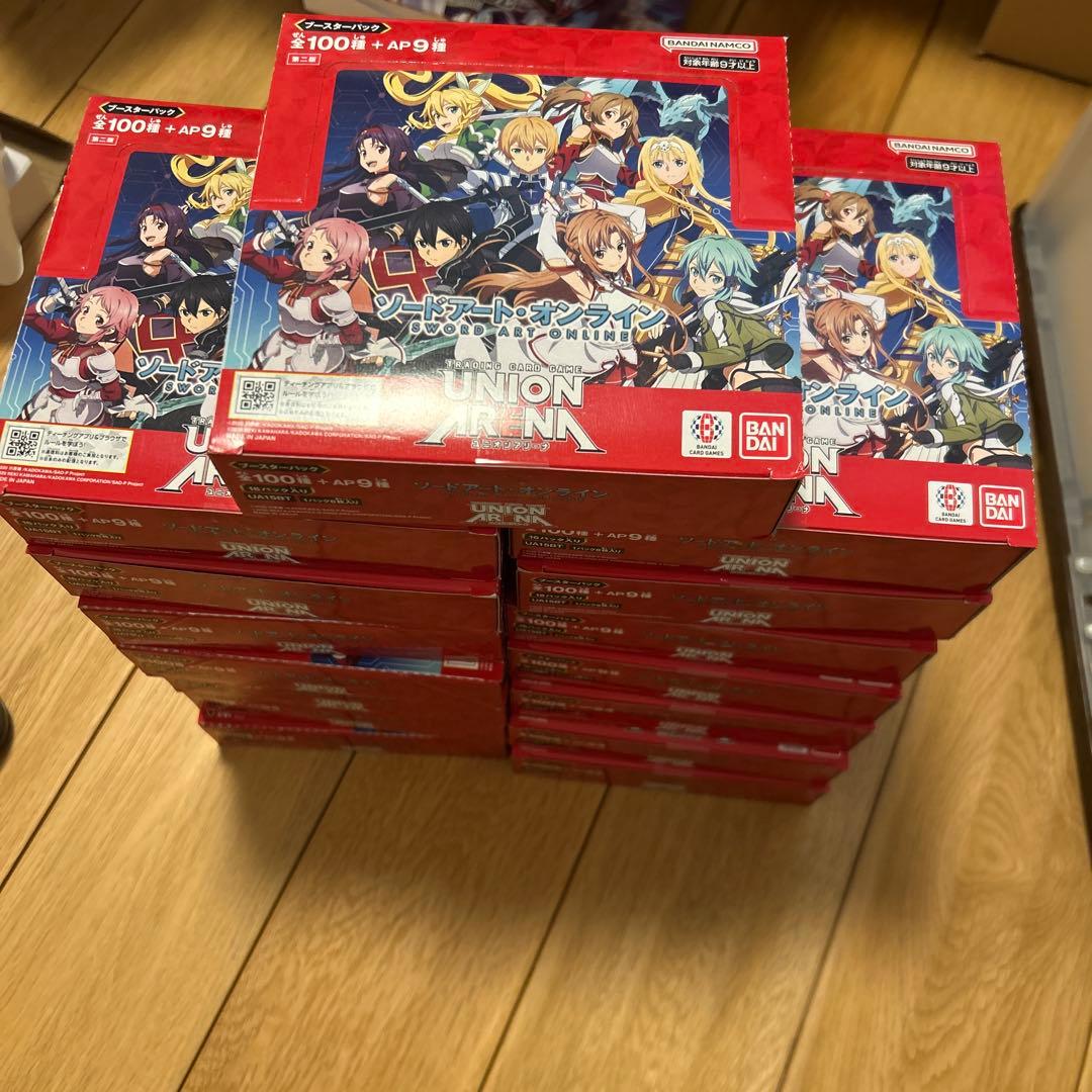 ユニオンアリーナ　ソードアートオンライン　新品未開封　テープ付き　15BOX