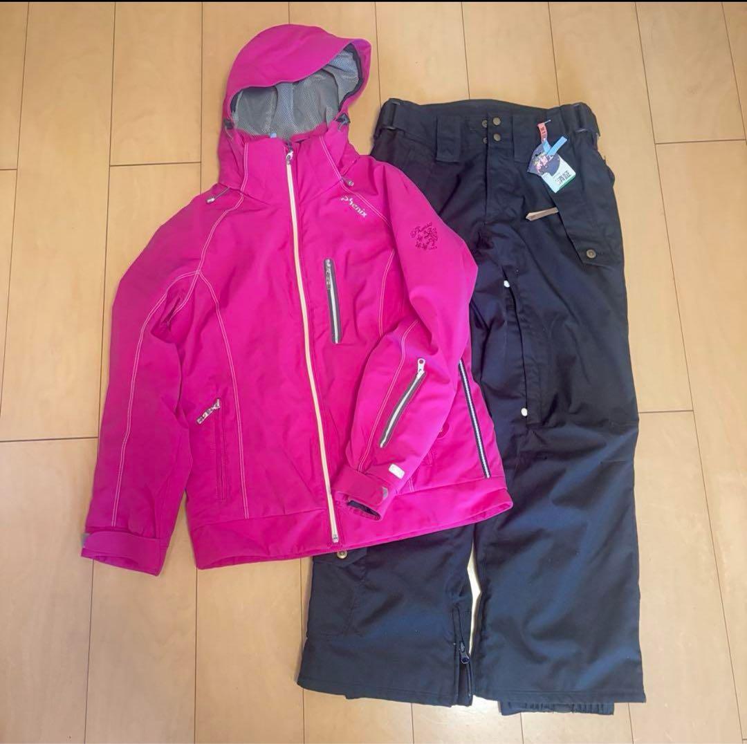 フェニックス スキーウェア スノーボード レディース フード付き ピンク 手袋付