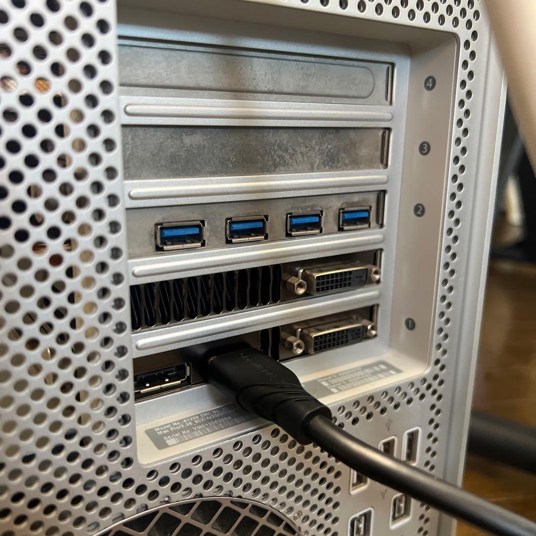 MacPro カスタム メモリ64G GTX680 SSD 1Tx2 USB3