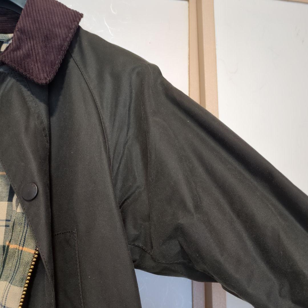 Barbour SL BEDALE 36 SAGE コーデュロイ襟付き