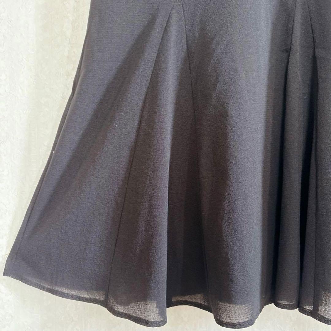 ヴィヴィアンタム フレアワンピース 花柄 刺繍 マーメイド パワーネット シアー