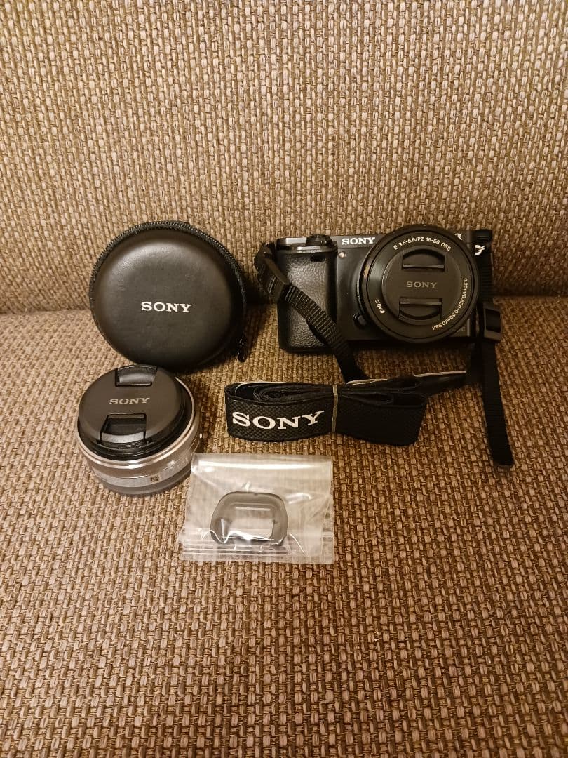 【動作確認済】SONY α6000 レンズ2個付き