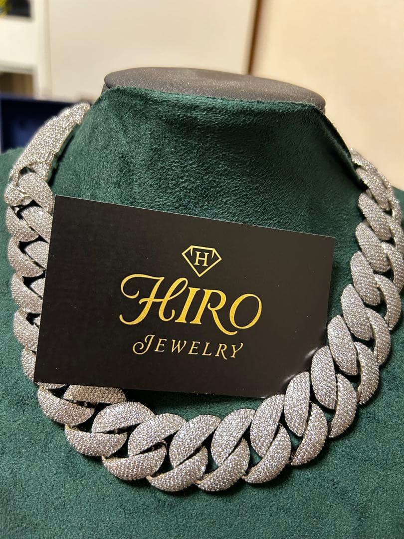 アクセサリー iced out Miami necklace