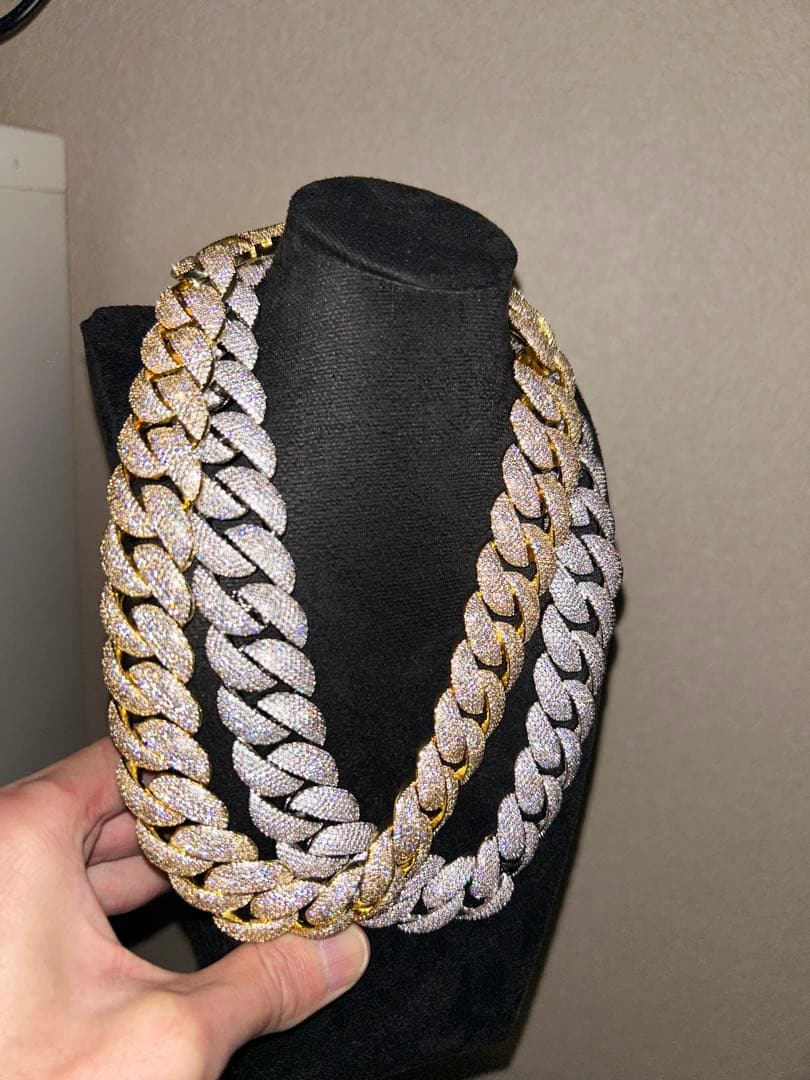 アクセサリー iced out Miami necklace