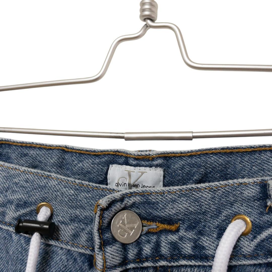 リメイク 4ジップ トラック デニムパンツ C-4578