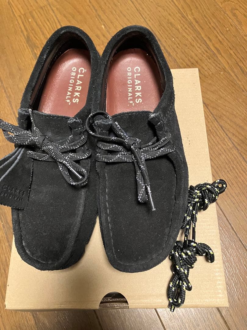 たけみ CLARKS クラークス ワラビー ゴアテックス 23㎝ ブラック