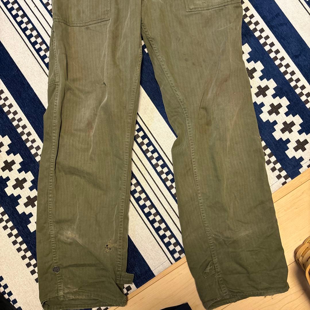 HBTオールインワン　ヘリンボーンツイル　hbtビンテージ　50s