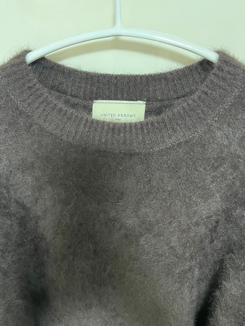 本日のみ価格　ユナイテッドアローズ　フォックスカシミヤ　クルーネックニット