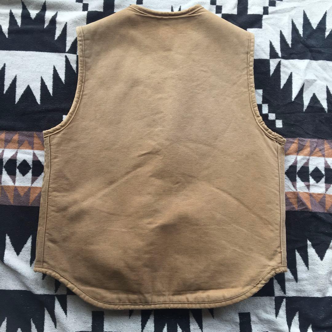 70's carhartt カーハート ダックベスト 裏ボア USA製