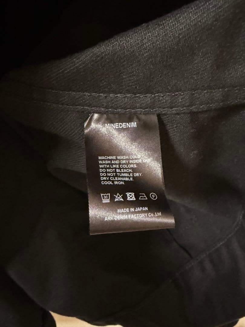 マインデニム ブラックジャケット
