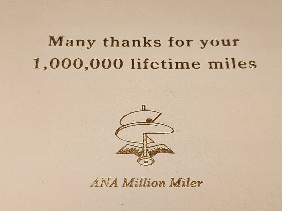 非売品 ANA100万マイル オリジナルネームタグ ライフタイム 未使用 完備品