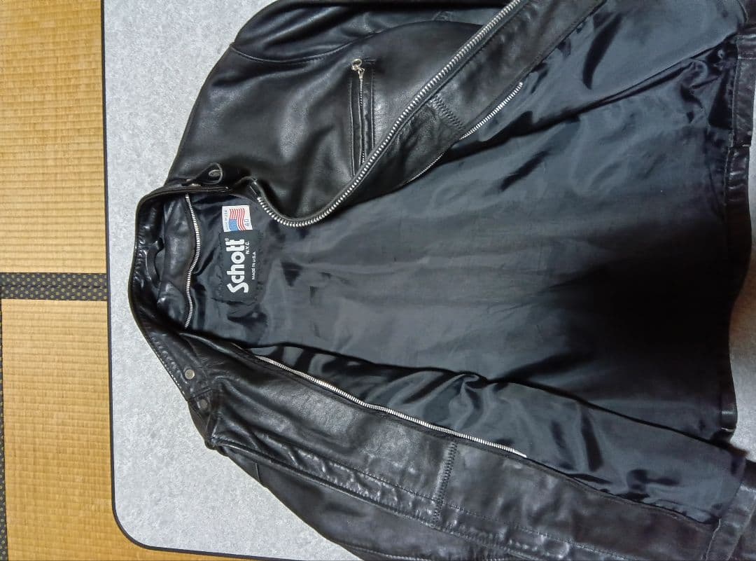 schottシングルライダースジャケット