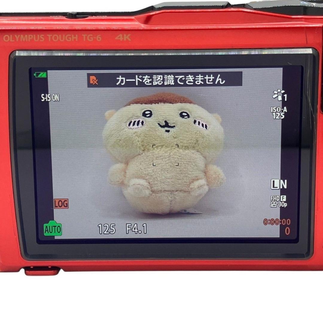OLYMPUS Tough TG-6 デジカメ　コンデジ　カメラ　赤　動作確認済