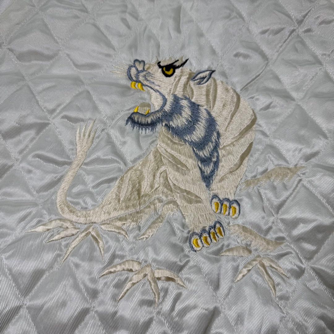 ☆希少 JEANS エンジーンズ リバーシブル スカジャン 沖縄マップ 虎 別珍