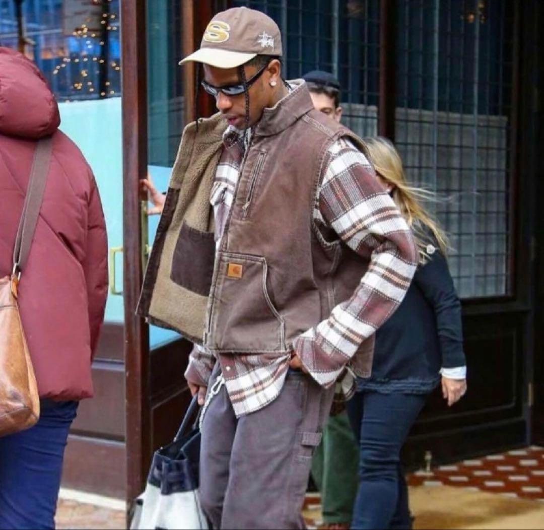 カーハート ダックベスト 古着 ヴィンテージ Mサイズ