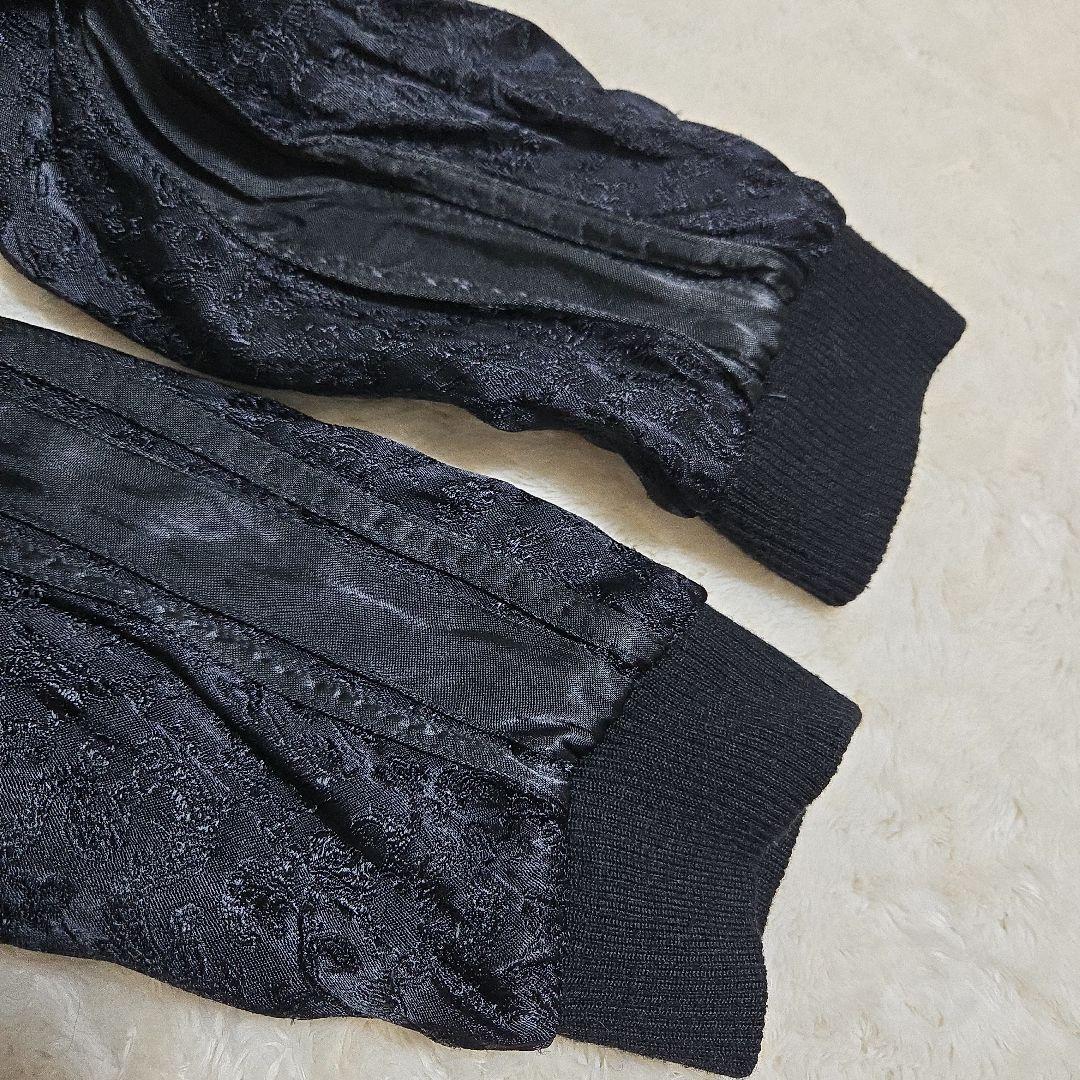 希少 花旅楽団 千手観音 リバーシブル スカジャン 赤/黒 Lサイズ レーヨン