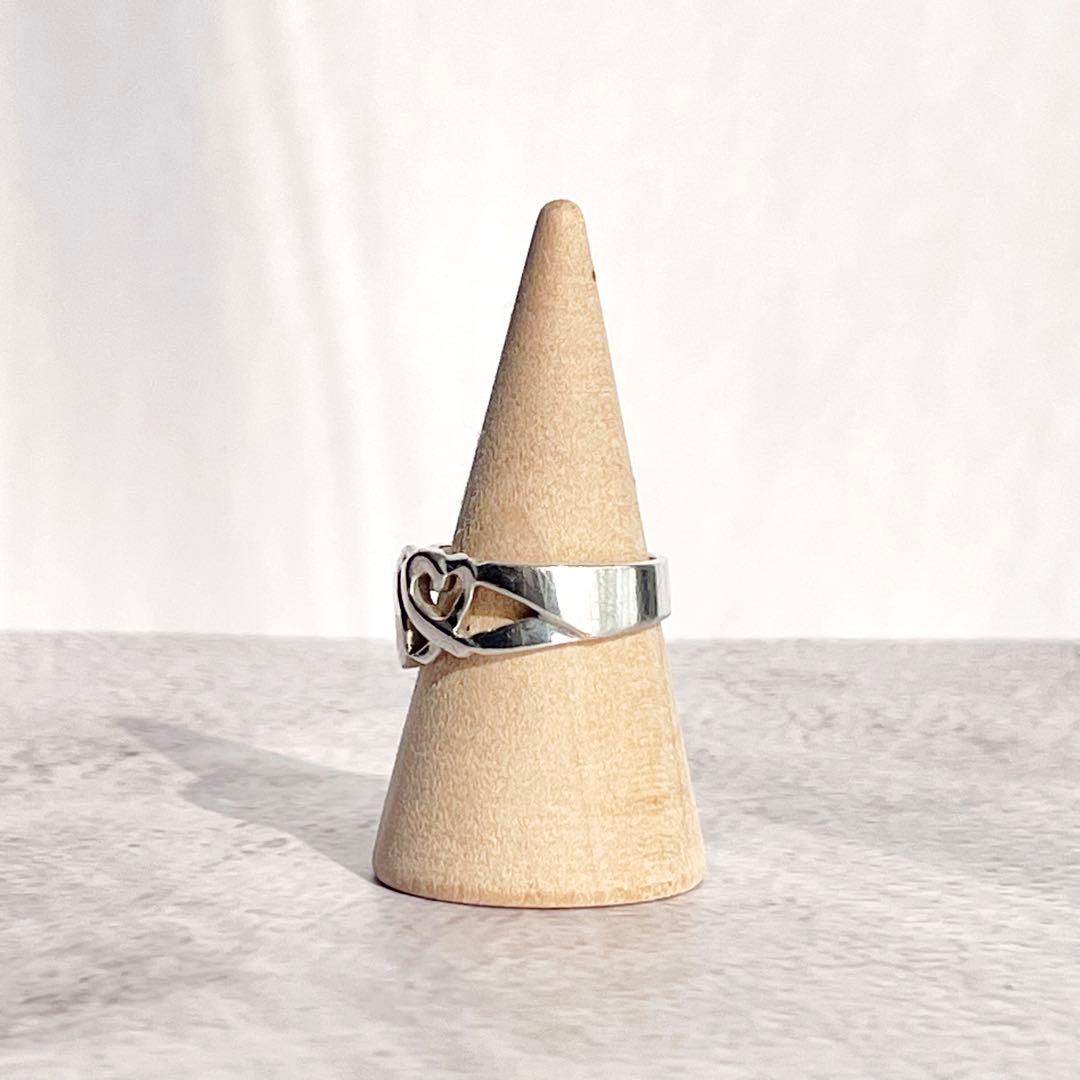 ティファニー トリプルラビングハートリング sv925 シルバー 指輪 14号