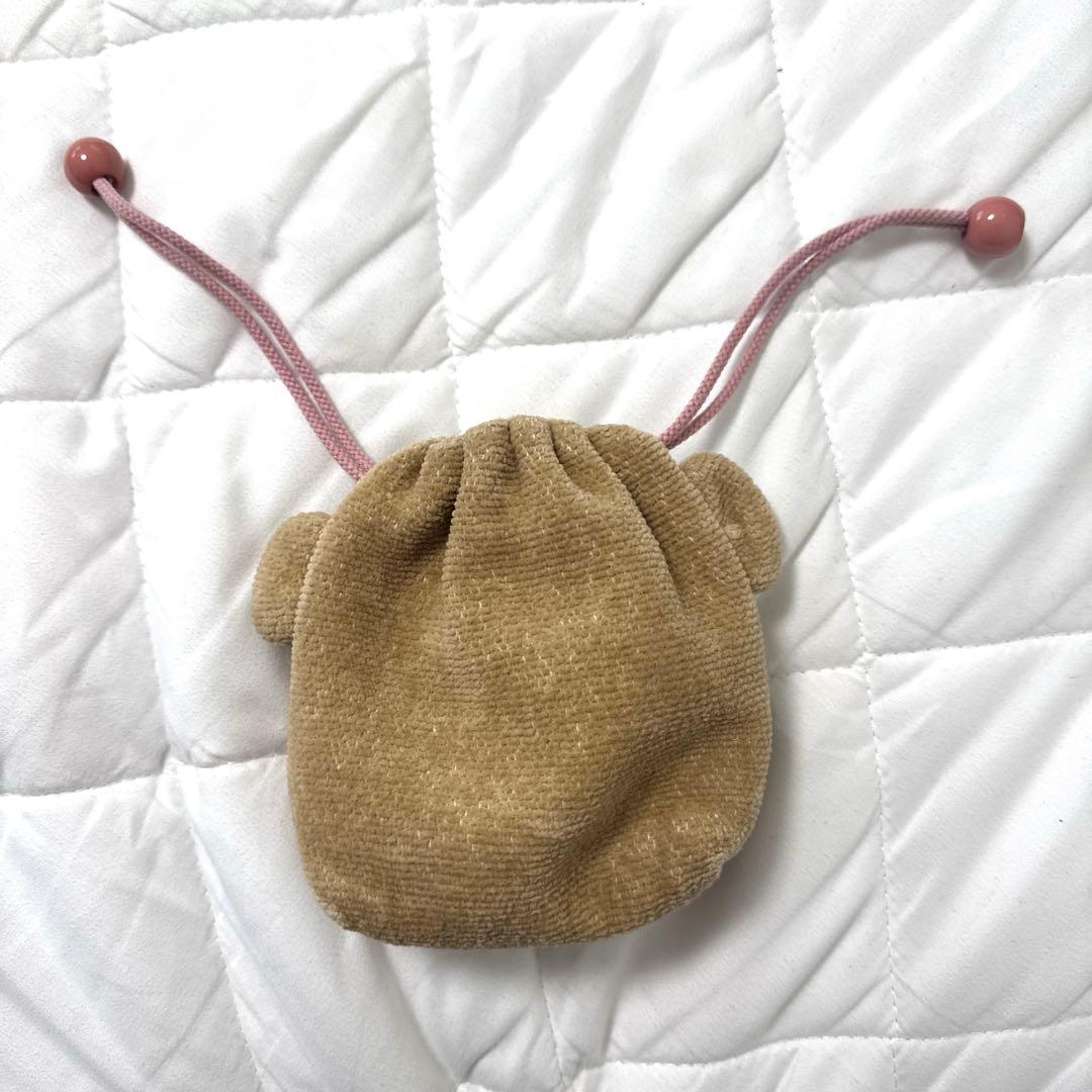 【新品未使用品】ラブラリーバイフェイラー　ドアップテディ　くまポーチ 巾着　ニナ