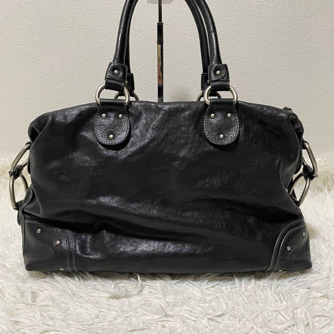 バッグ Vintage Bally Y2K Handbag Black Studs