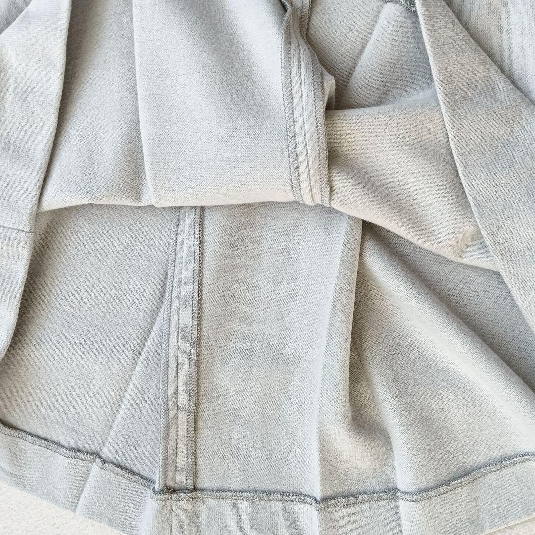 【ファビアナフィリッピ】ウール混ボックスプリーツスカート ウエストリブ