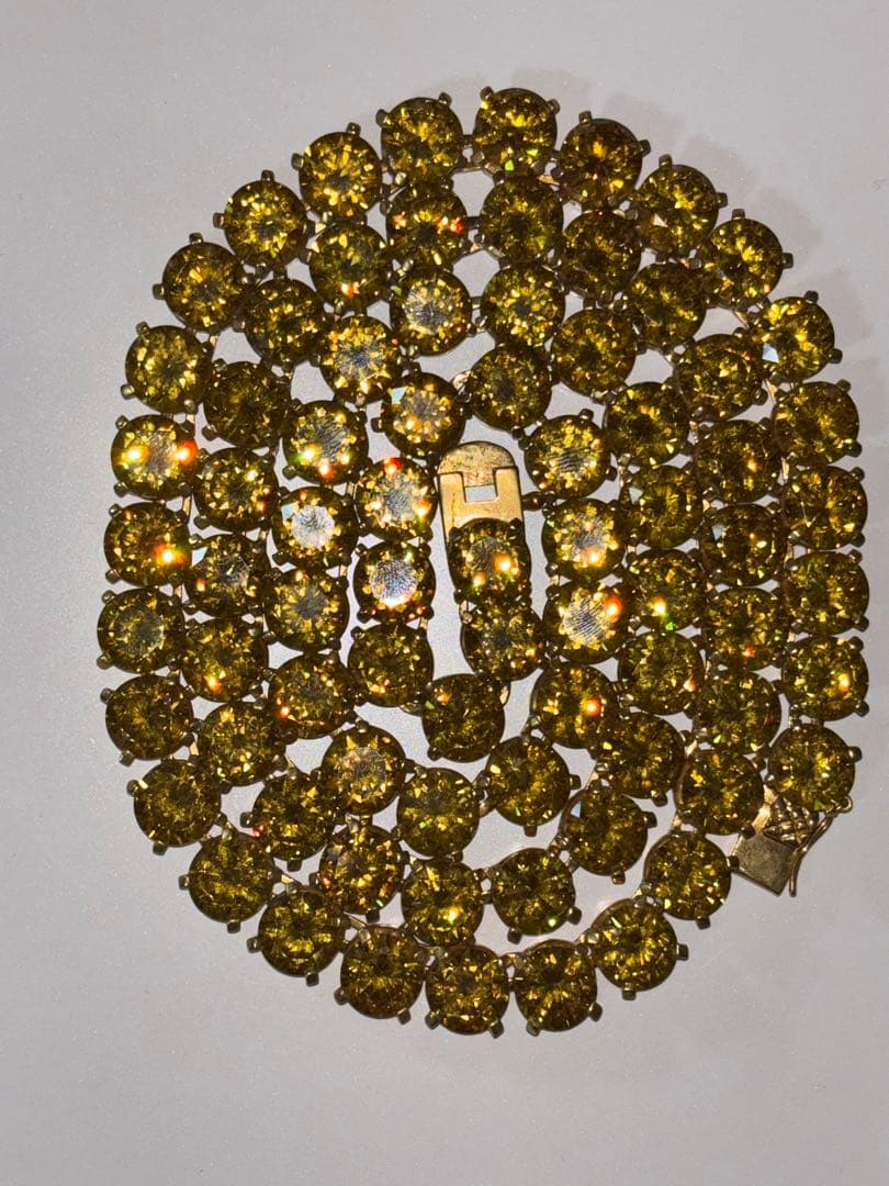 pimpcode 特大クロストップ ネックレス b-boy ロングテニスチェーン