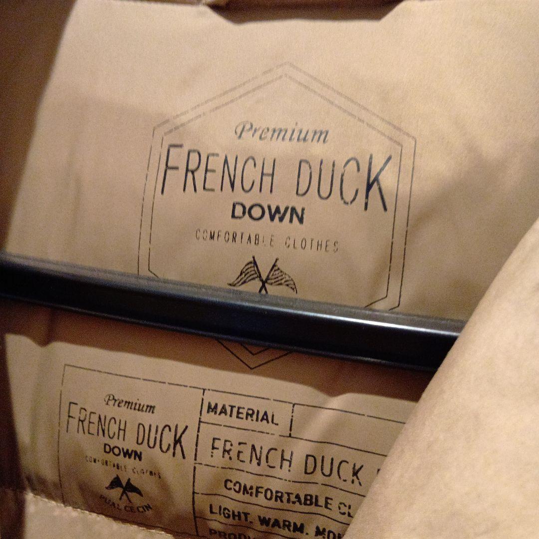 ピュアルセシン　フレンチダックダウンコート　ベージュ