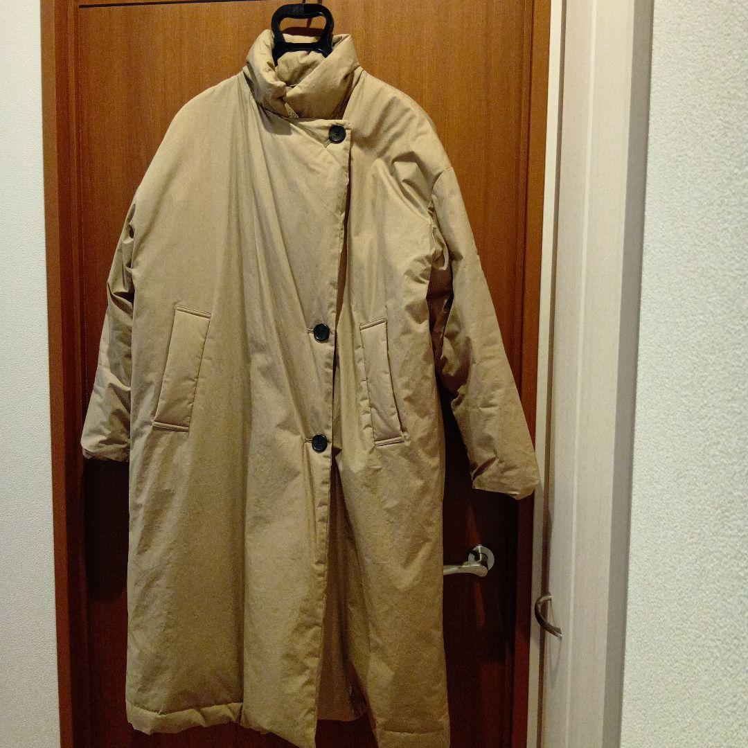 ピュアルセシン　フレンチダックダウンコート　ベージュ