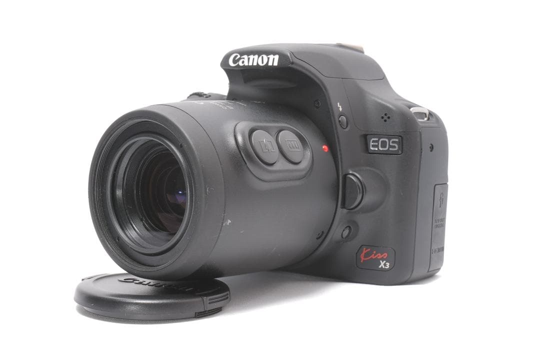 希少品❤キャノン kiss x3 デジタル一眼　パワーズームレンズ　入門カメラ
