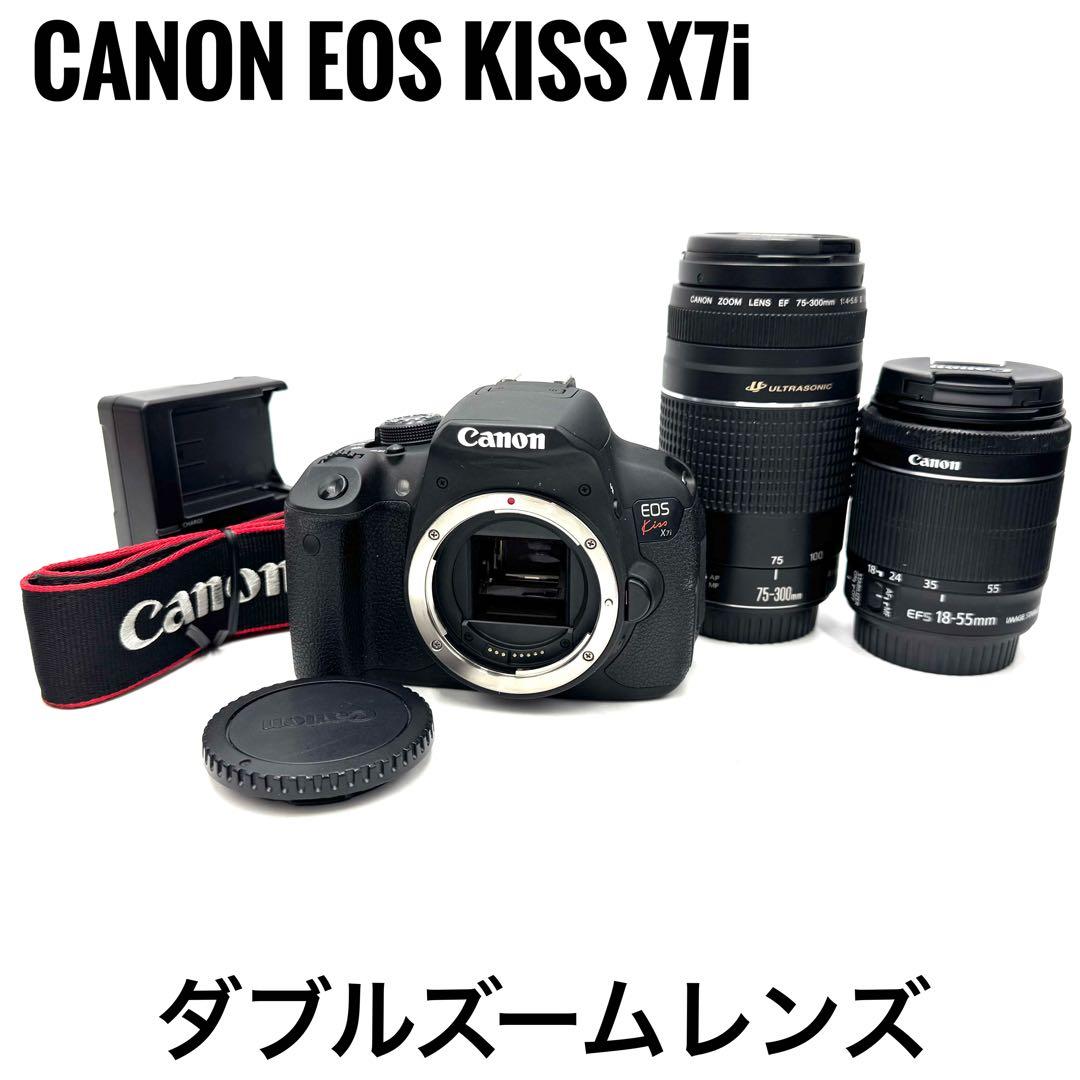 ❁初心者オススメ❁Canon eos kiss X7i ダブルズームレンズセット