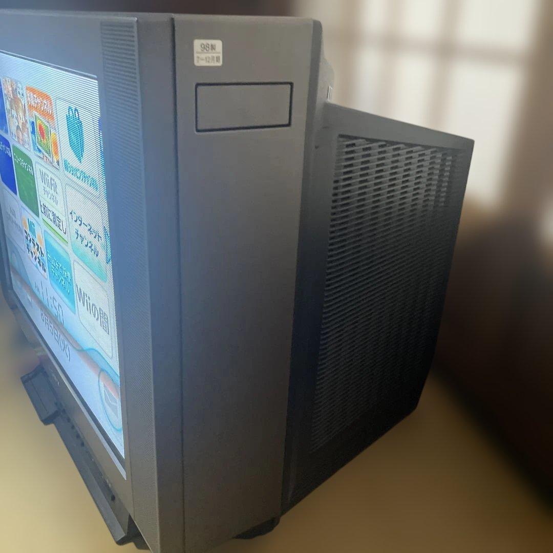 【完動品】SONY トリニトロン KV-25SF1 ブラウン管テレビ リモコン付