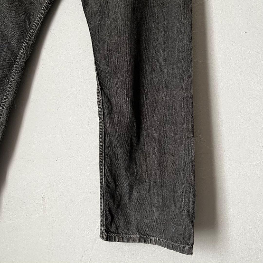 LEVI'S 569 先染め　ブラック　グレー　W34 L32 エジプト製