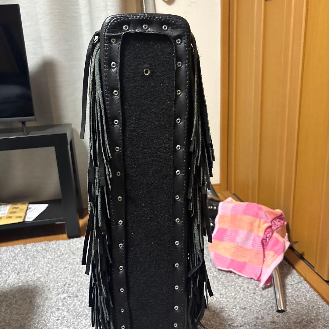 アメリカンシート　フリンジ　レザー