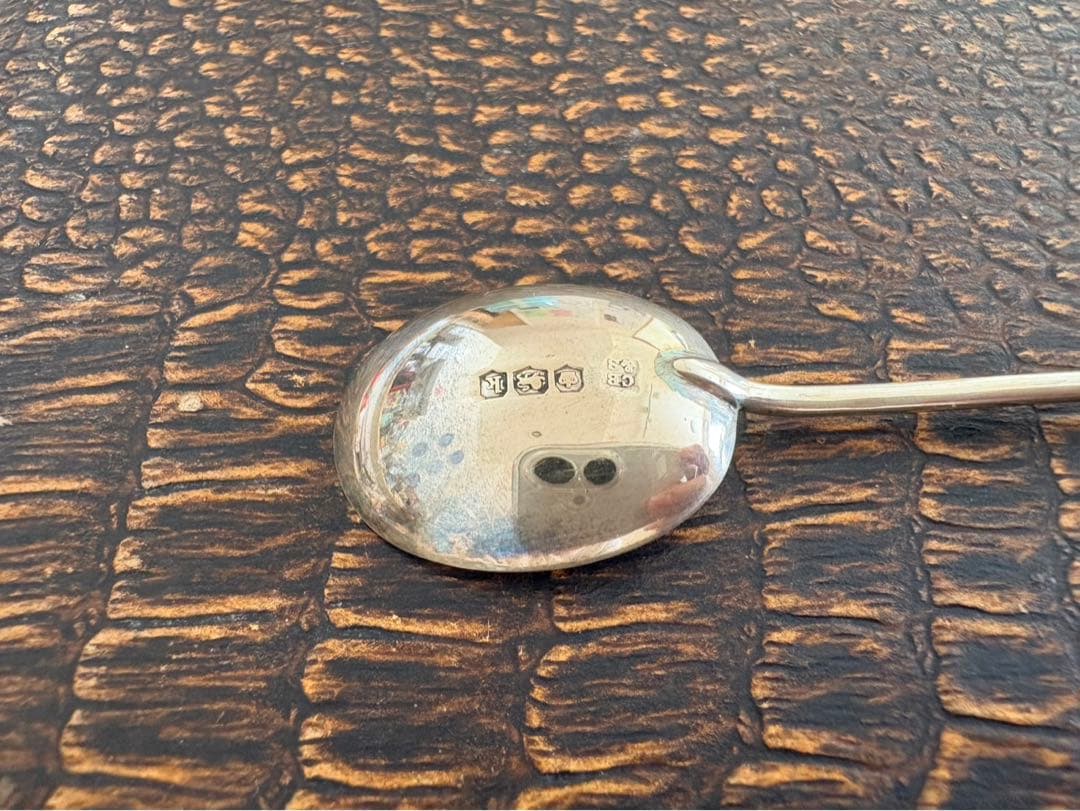 イギリス　1927年　シェフィールド製　コーヒースプーン6本