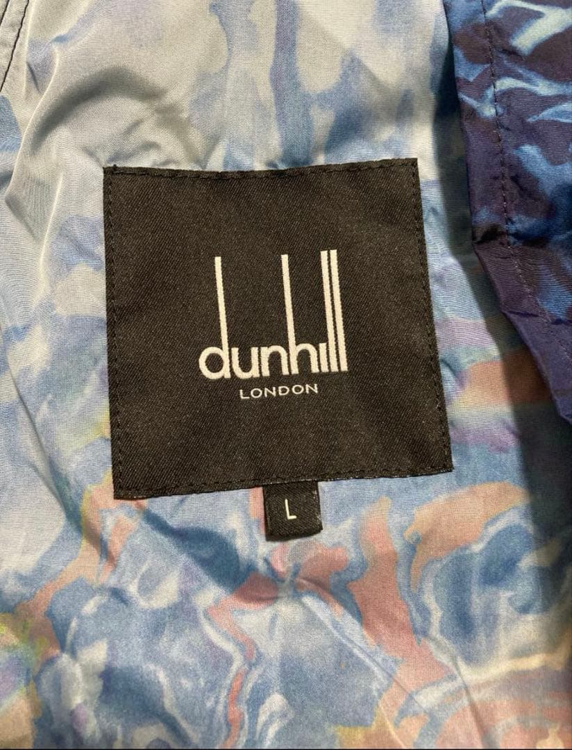 5*様 Dunhill 19SS 定価170,500 鉱石柄 ロングコート L