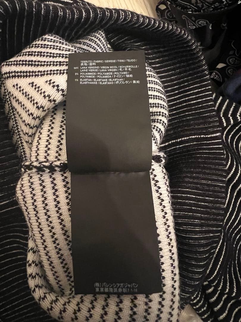 balenciaga 17aw HOMMEニット 希少 ハイネック