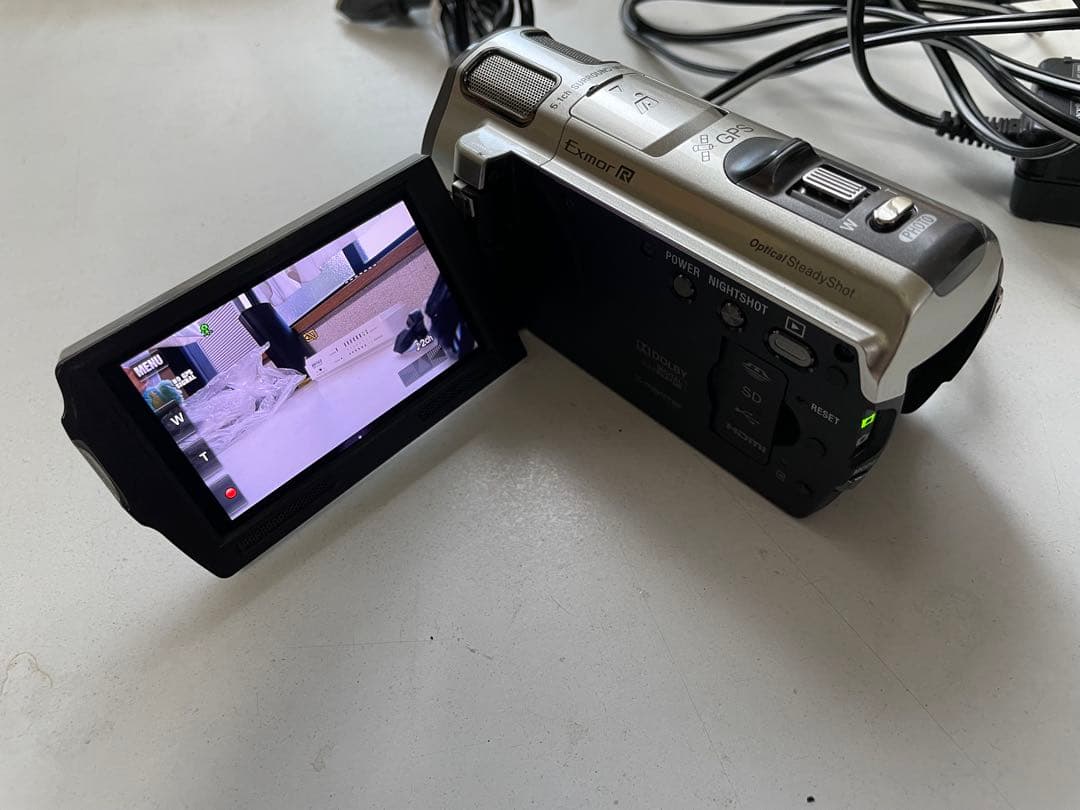 SONY HDビデオカメラ HDR-CX560 ACアダプター付　作動確認済み