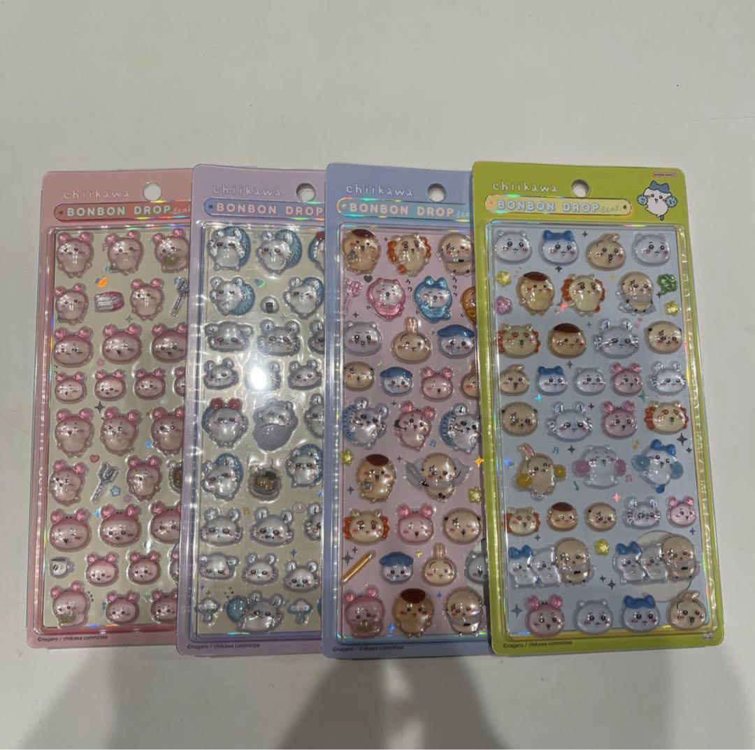 ちいかわ　ボンボンドロップシール　ボンドロ　4種　セット